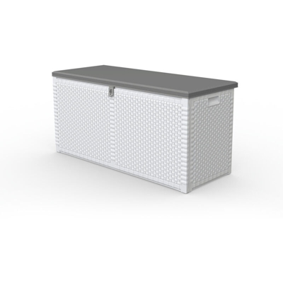 Baule Cassapanca in Resina Gardiun Rattan 300 L. 48x120x57 cm