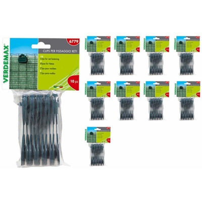 Verdemax 100 clips per fissaggio reti ombreggianti frangivista