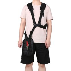 Comfort Strap Double Shoulder Mower Trimmer Harness Strap for Brush Cutter& Trimmer&Strimmer Harness,Black características