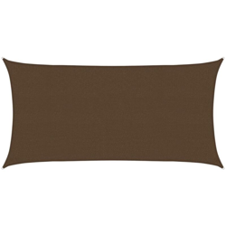 Vela Parasole 160 g/m² Marrone 2x4 m in HDPE - Marrone - Vidaxl en oferta