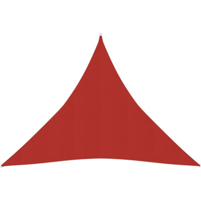 Vela Parasole 160 g/m2 Rossa 5x5x5 m in HDPE - Rosso - Youthup