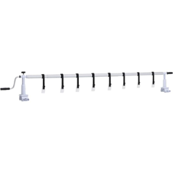 vidaXL Rullo di Copertura per Piscina con Base in Plastica - Bianco precio