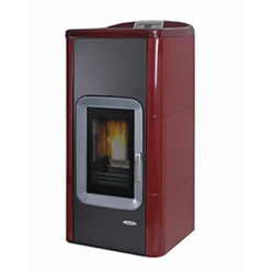 Stufa a pellet idro Laminox Aida 24 kw > Bordeaux > Rivestimento esterno in maiolica características