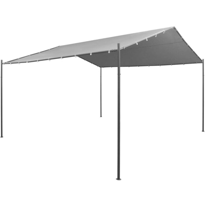 YOUTHUP Gazebo da Giardino in Acciaio 400x400x260 cm Antracite - Antracite