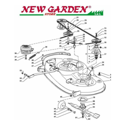 Cinghia piatto lame trattorino CASTELGARDEN 135061506/1 SD108 XD108 ORIGINALE en oferta