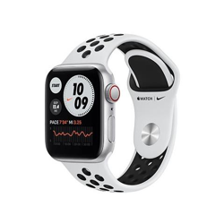 Nike + Watch SE 40mm Impermeabile 5ATM GPS + Cellular WiFi / Bluetooth con Cassa in alluminio Argento e Cinturino Platino / Nero precio