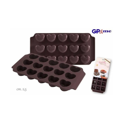 Stampo in Silicone Cioccolatini Cuore - Gp&me