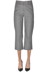 Prince of Wales print trousers características