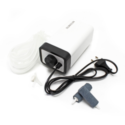 Pompa per aerazione laghetto acquario aeratore ossigenatore 402 2 x 2,8 L/min 4 W - Sunsun características