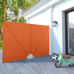 Tenda Laterale per Terrazza Pieghevole Terracotta 240x160 cm - Marrone - Vidaxl características