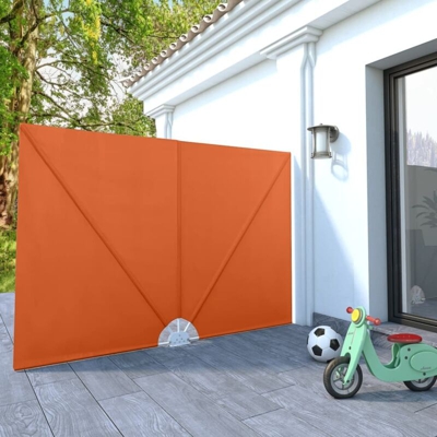 Tenda Laterale per Terrazza Pieghevole Terracotta 240x160 cm - Marrone - Vidaxl