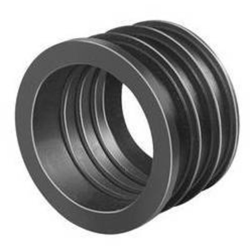 G.m.p - RIDUZIONE IN GOMMA NR NERA D. 63 Diam. Int. 50 mm en oferta