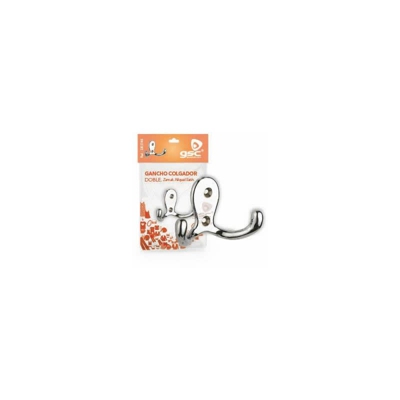 Gancio appendibile Zamack doppio lucido 003802748 - GSC