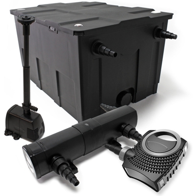 Il set filto bio 60000l 24W UVC Depuratore per stagni 80W Pompa Fontana