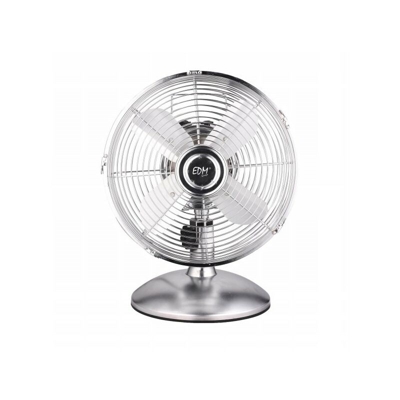 Edm Grupo - Ventilatore da tavolo in metallo 3 velocità 60W 40cm EDM 33972