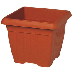 Vaso quadrato color terracotta 50x50x41 cm, (Art. 630, Quadro similcotto) ditta Arca características