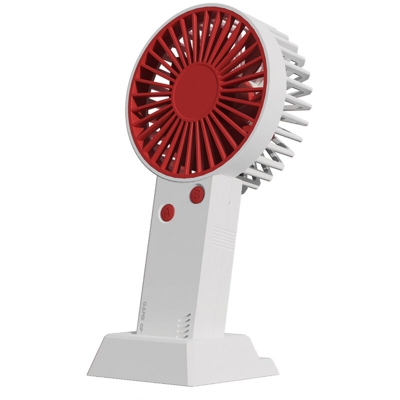 Youpin Bcase Ventilatore portatile portatile Mini USB Ventilatore Tre velocit¨¤ del vento 2000mAh con cordino base ventola da tavolo,modello:Rosso