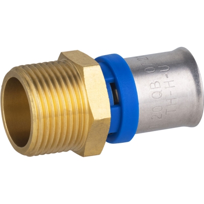 Multistrato a pressare raccordo multiprofilo maschio M20x27 Ø20 NOYON & THIEBAULT