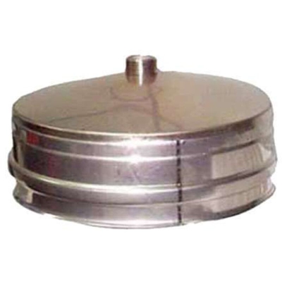 Ala Fumisteria Pellet Legna - BASE PER SCARICO CONDENSA 80 316L BA CON TAPPO C/GUARNIZ.