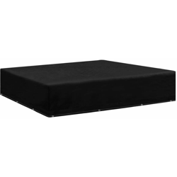 Copertura per Mobili da Giardino con 12 Occhielli 250x250x70 cm - Nero - Vidaxl en oferta