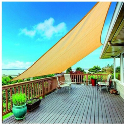 Tenda vela parasole ombra ombreggiante quadrata 3,6x3,6m in hdpe beige características