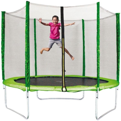 Fraschetti - Trampolino Elastico Jumpy da esterno - rivestimento in PVC. Dimensione 244 cm