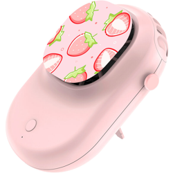 Mini ventaglio da appendere al collo Ventilatore per collana a mani libere 3 velocita portatile ricaricabile per viaggi all'aperto Campeggio rosa,Rosa características