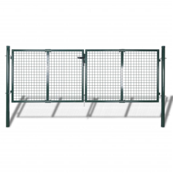 Cancello in Acciaio 306x175 cm Verde características