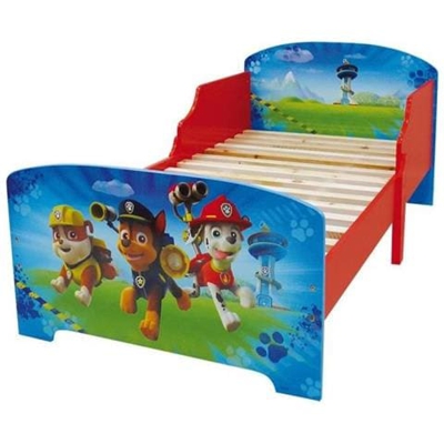 Fun House 712 532 Da Letto Bambino Dei Paw Patrol, Con Doghe Legno, In Mdf, Colore: Blu, 140 X 70 X 59 Cm