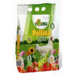 Concime Pollina Composto Organico Biologico Sacco 4,5 Kg Essiccata características