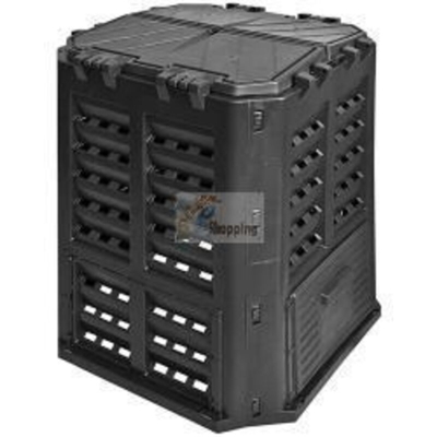 Compostiera da giardino composter bio compost bidone compostaggio 320 litri