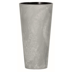 Tubus Slim Effect di plastica CON serbatoio colore Cemento, 76,2 (altezza) x 40 (larghezza) x 40 (profondità) cm - Prosperplast características