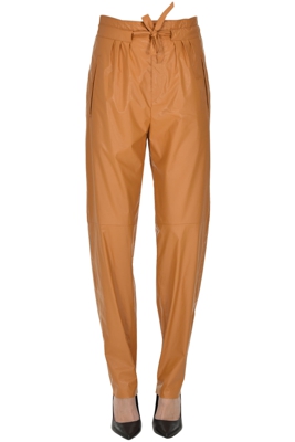 Eco-leather trousers