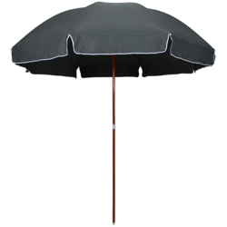vidaXL Ombrellone con Palo in Acciaio 300 cm Antracite - Antracite precio