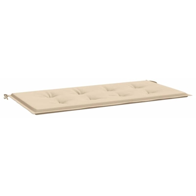 Cuscino per Panca da Giardino Beige 120x50x4 cm - Beige - Vidaxl
