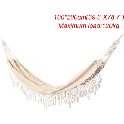Insma - Sedia sospesa altalena amaca 200X100CM - 2 persone - Macramè