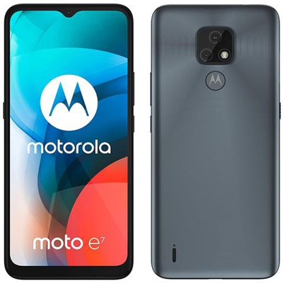 Moto E7 32 GB Dual Sim Display 6.5'' HD+ Slot Micro SD Fotocamera 48 Mpx Android Tim Italia Grigio