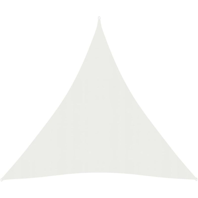 Vela Parasole 160 g/m2 Bianca 5x6x6 m in HDPE - Bianco - Youthup