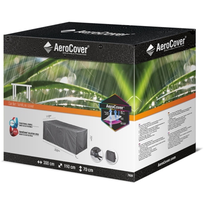 Copertura tavolo 300X110X70 cm 7828 - Platinum