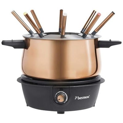 Set Da Fonduta Afd850co 1500w 1,5l Rame