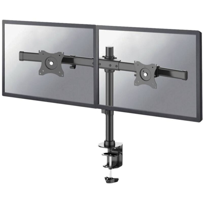 Supporto da Tavolo Girevole per 2 Schermi 10'-27' 8 cm Nero - Newstar