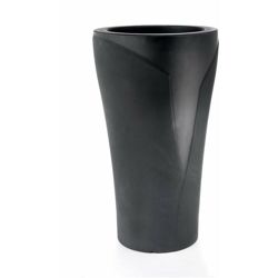 Vaso tondo classico 'Tulipano' per fiori e piante, in resina, da esterno e giardino. -DIAM 62.5 x H 110 CM / Antracite características