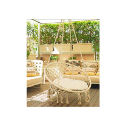 Papillon - Dondolo Sedia Altalena Sospesa Macrame' Lavorata Shabby Corda Giardino precio