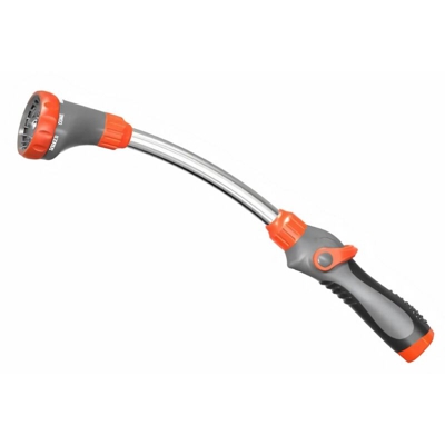 Ipierre - Innaffiatoio multigetto a 8 funzioni in alluminio da 30 cm con regolatore