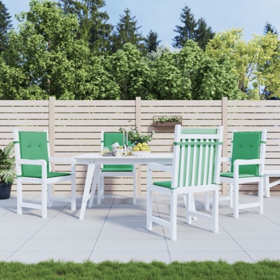 vidaXL Cuscini per Sedie da Giardino 2 pz Verdi 100x50x4 cm - Verde