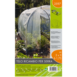 Verdemax - Telo ricambio per serra (200 x 300 x h 175 cm) modello metide en oferta