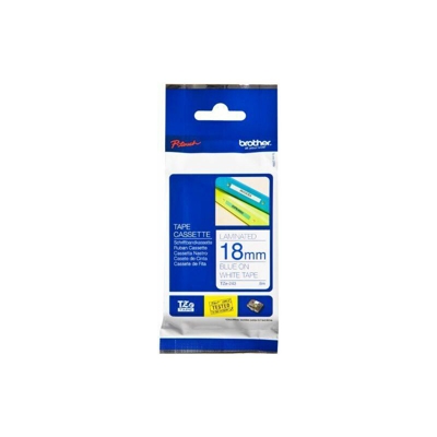 TZE-243 nastro per etichettatrice Blu su bianco - Brother