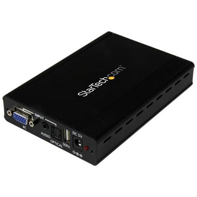 Convertitore audio / video professionale VGA a HDMI con scaler - 1920 x 1200