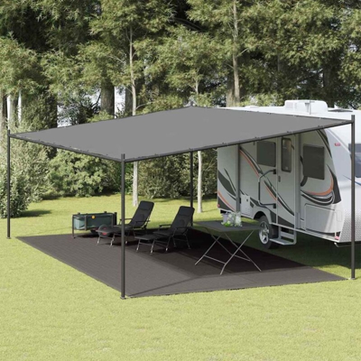 vidaXL Tappeto da Tenda 400x700 cm Antracite