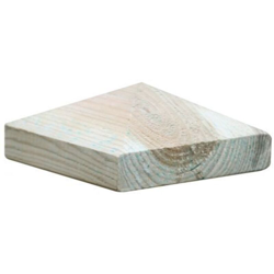 Copripalo Diamante Legno Di Pino Impregnato Lasa Cm 9X9X4 Per Staccionata 29702 en oferta